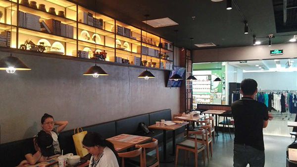 200平方復古風格餐飲店裝修設計案例