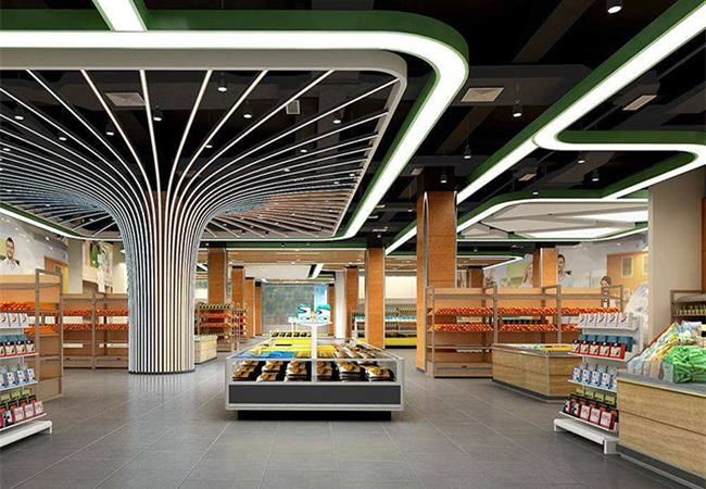 掌握合肥超市裝修設計基本要素的特性，使超市營造欲望購物