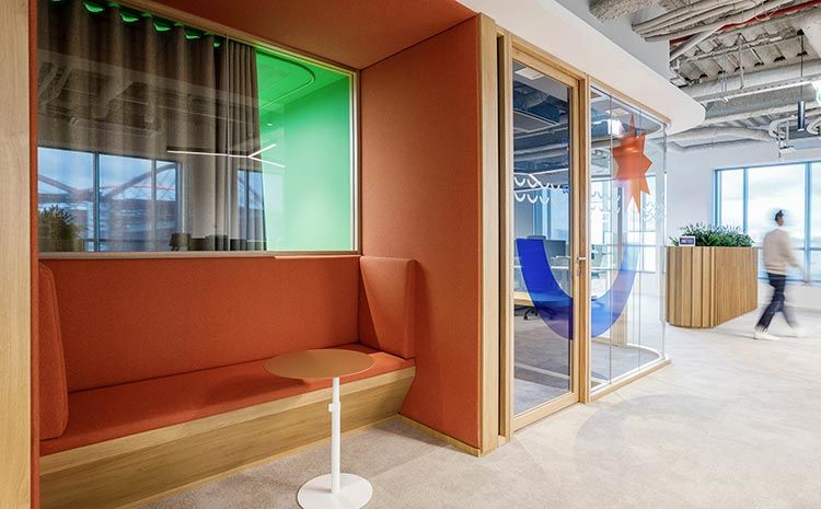 750平辦公室裝修設計案例，創建靈活多元的工作空間