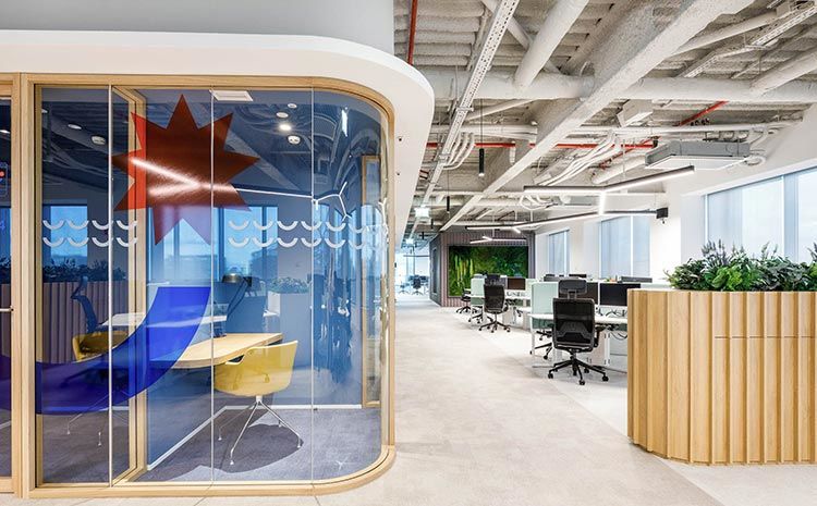 750平辦公室裝修設計案例，創建靈活多元的工作空間